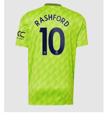 Manchester United Marcus Rashford #10 Tredje Tröja 2022-23 Korta ärmar